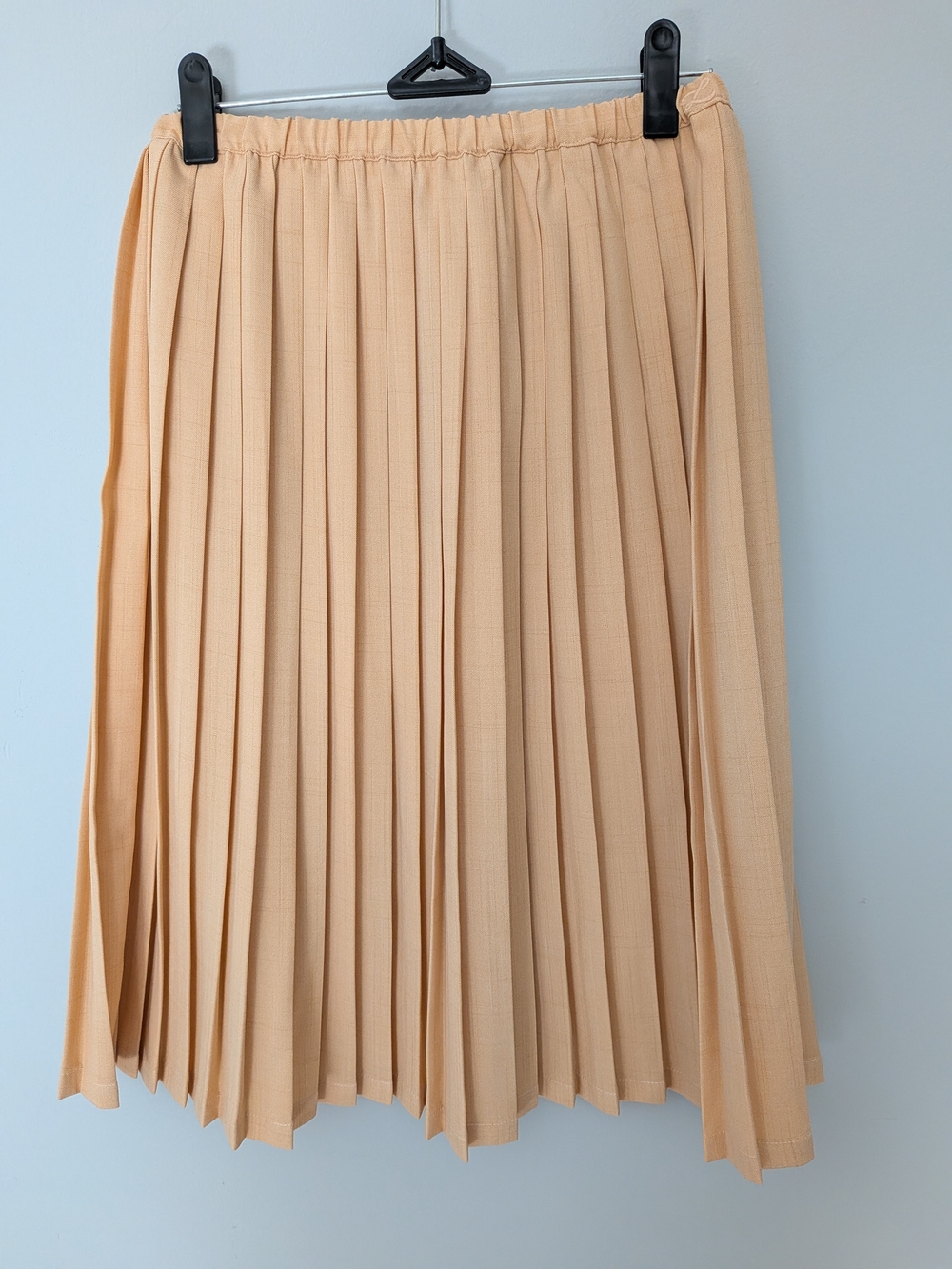 L by Laidida Apricot Pleated Skirt - Modest Midi - Girls 14 / XS